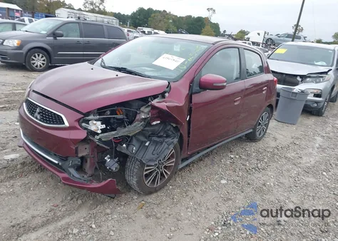 2017 Mitsubishi Mirage Gt z USA, uszkodzony, nr VIN ML32A5HJ1HH003635